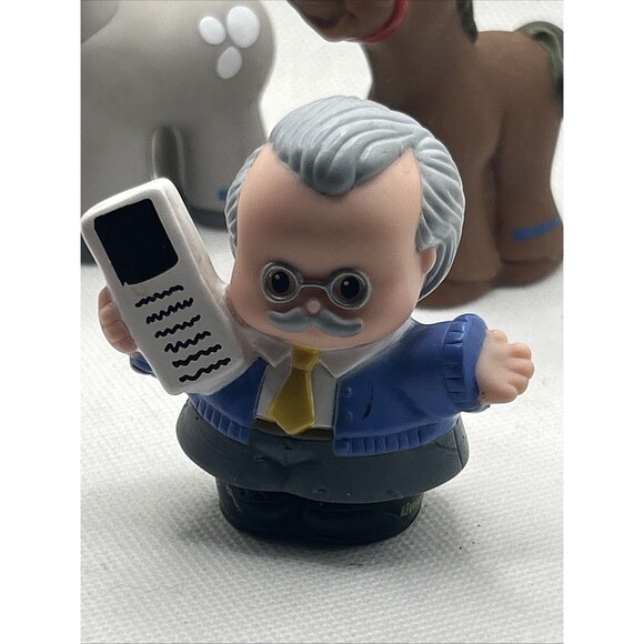 Little People Dolls 2 HORSES 1 Professor & Car With Driver Preschool Learner - Picture 2 of 8